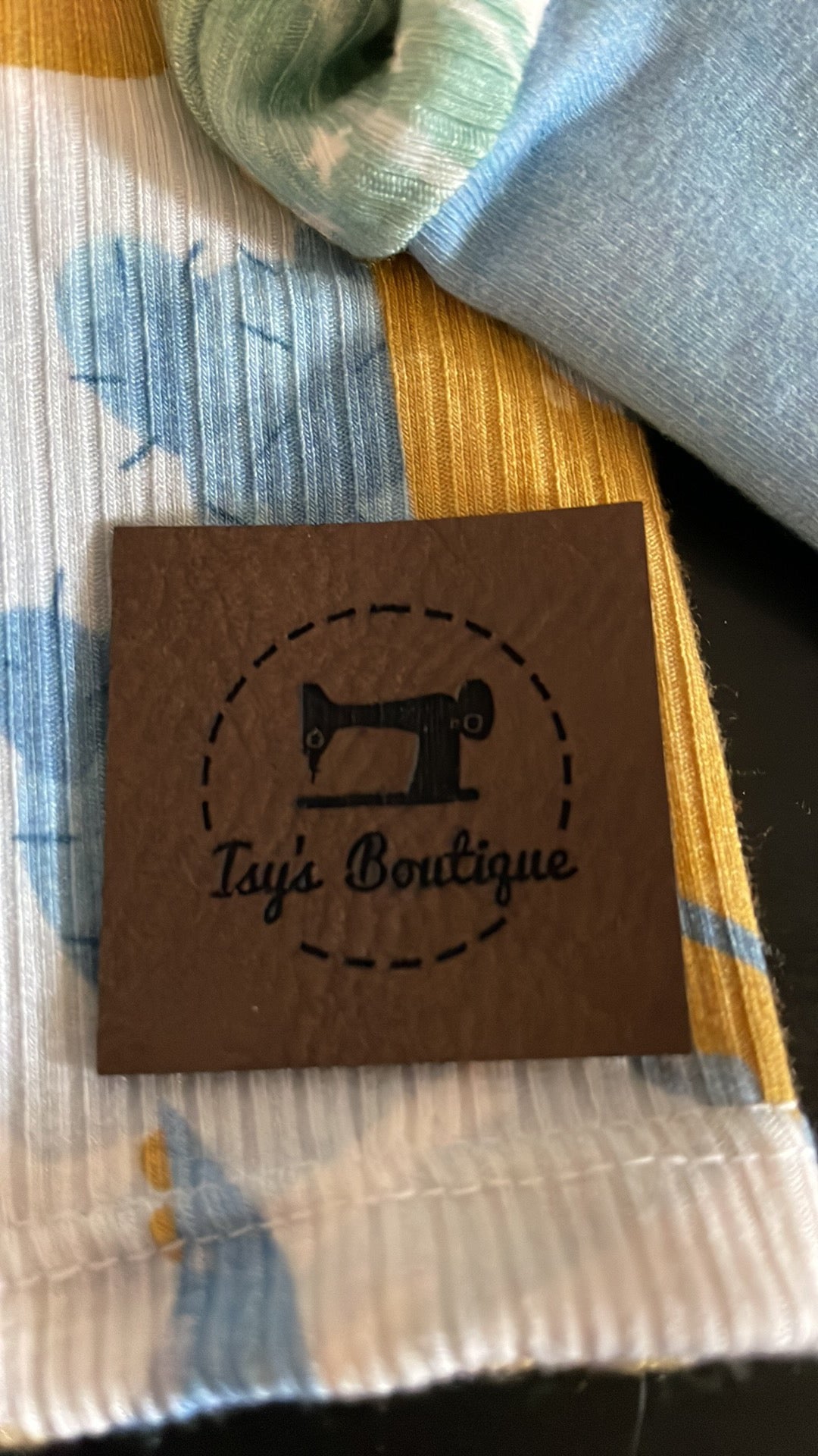 Custom Faux Leather Tag
